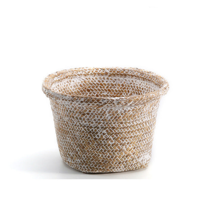 Handcrafted Natural Seagrass Storage Pot Bowlift