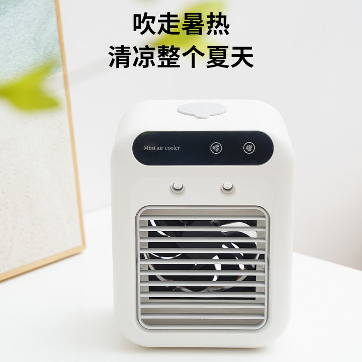 Unisex compact portable air cooler desktop device with USB connection and water container Bowlift