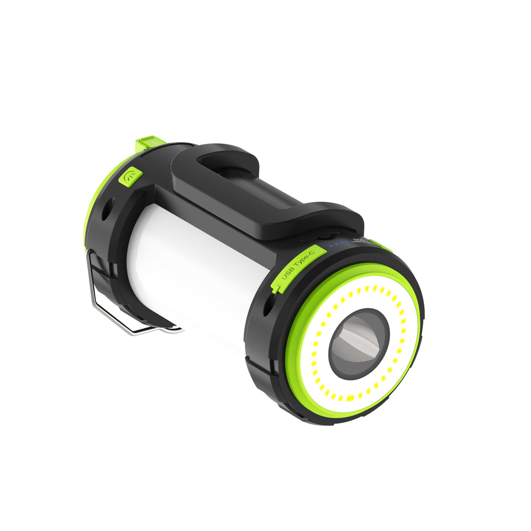 Portable Rechargeable LED Lantern with Built-in Power Bank Bowlift