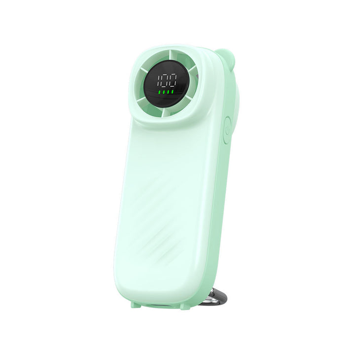 Unisex Digital Display Mini Cooling Fan Bowlift