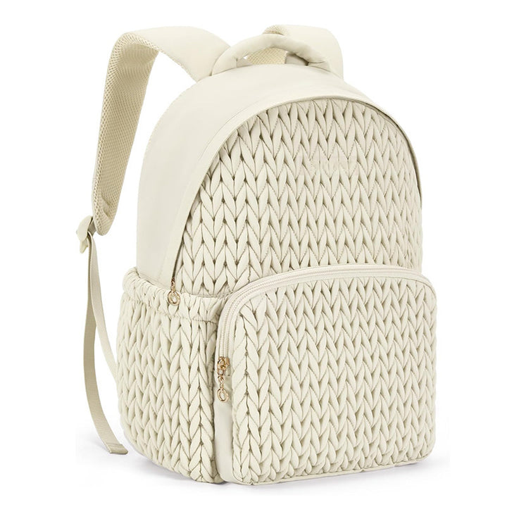 Fashionable backpack with braided structure Bowlift