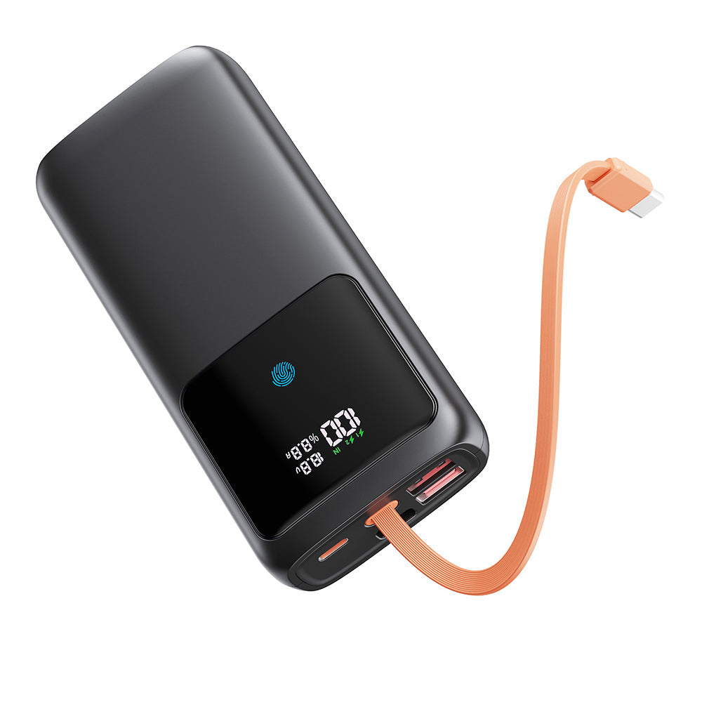 Power bank with LED display and integrated charging ports Bowlift