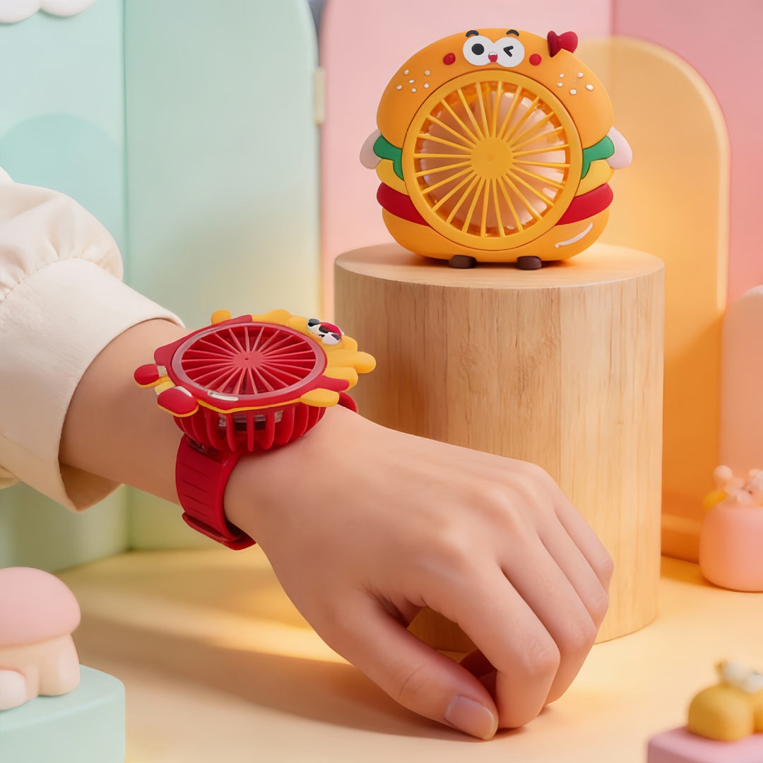 Ladies funny mini fan with cute design Bowlift