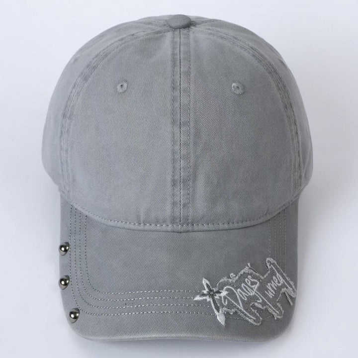 Women's Embroidered Adjustable Baseball Cap Bowlift