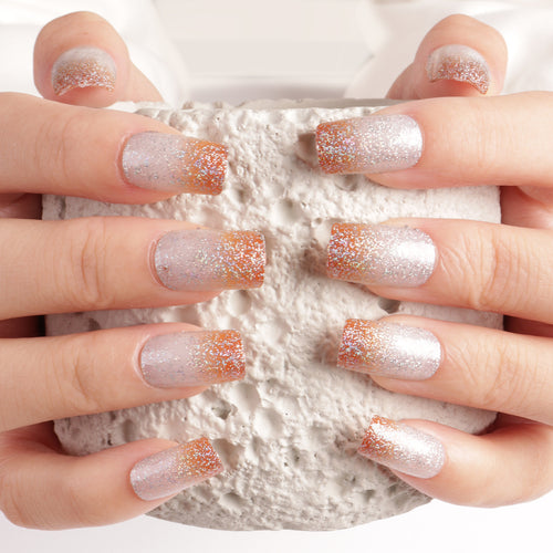 Glitter Ombre Press-On Nail Set Bowlift