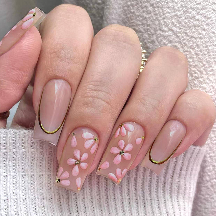 Fleur-de-Lis Nail Design Bowlift