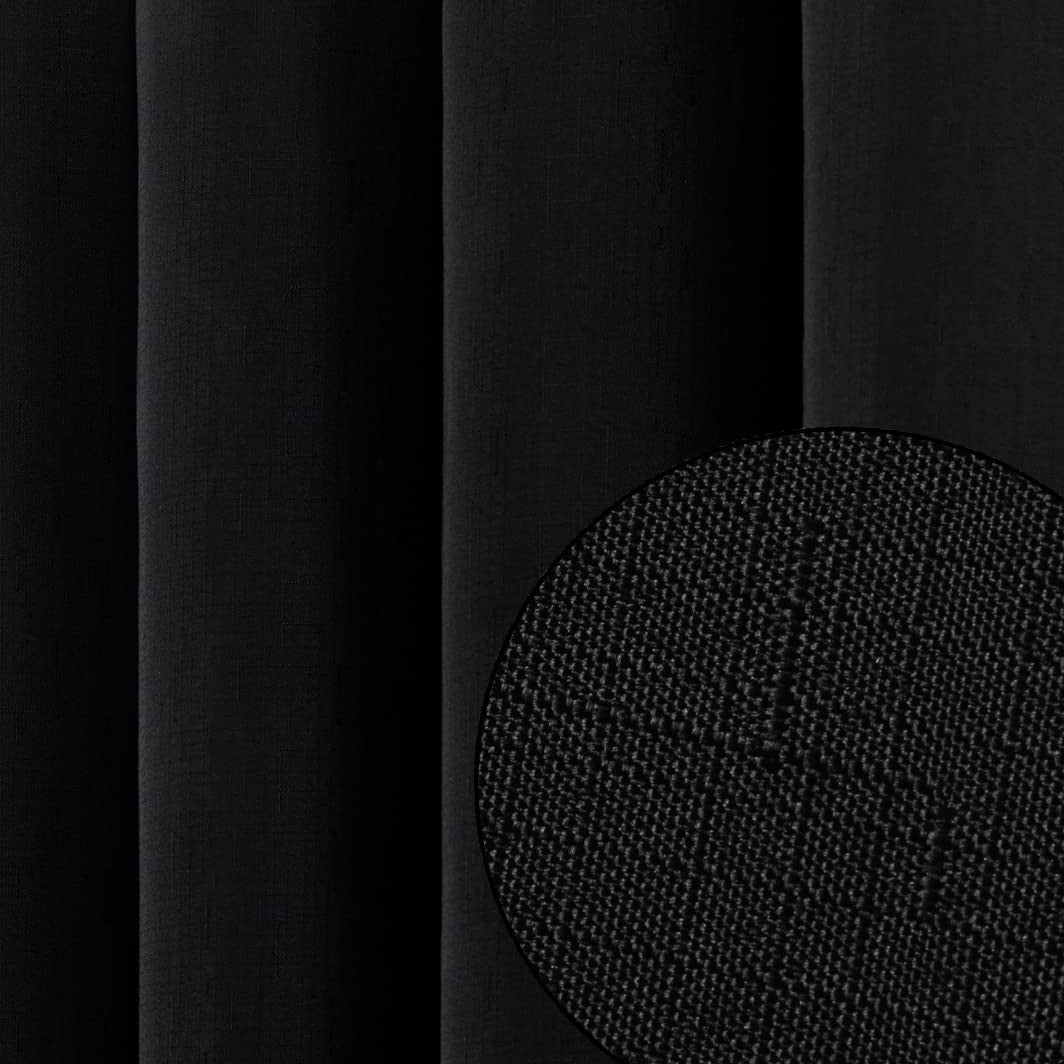 Textured Linen Shower Curtain Bowlift