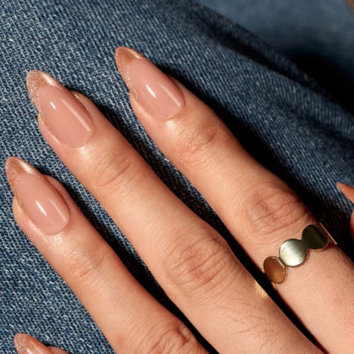 Elegant Almond-Shaped Press-On Nails Bowlift