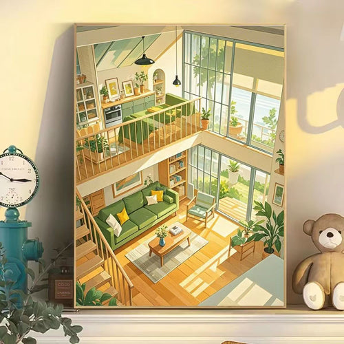 Scenic Street View Wall Art Bowlift