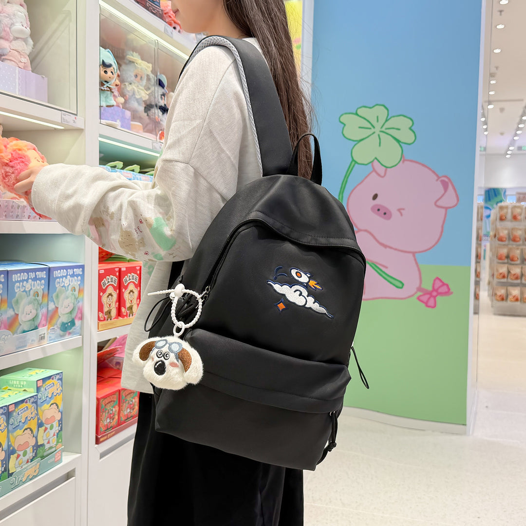 Everyday backpack with unique embroidery design Bowlift