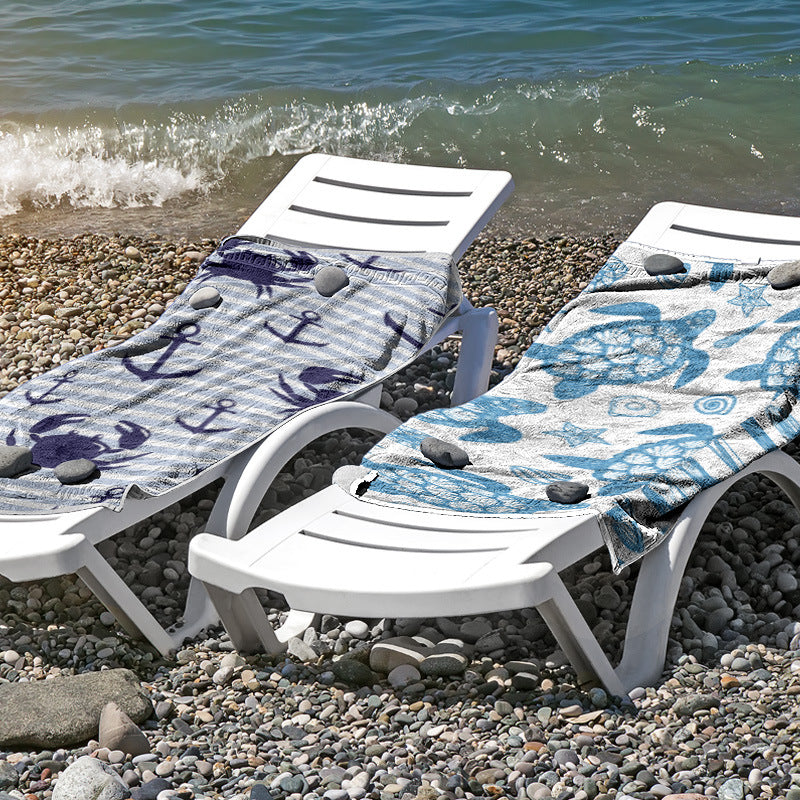 Beach towel made of skin-friendly microfiber with a creative pattern mix Bowlift