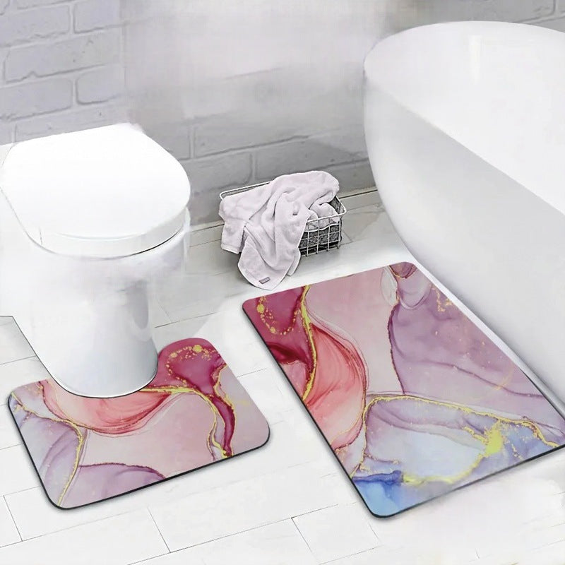 Non-Slip Bathroom Mat Set