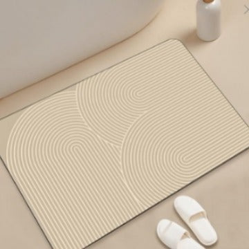 Unisex Stylish Geometric Pattern Bath Mat Bowlift