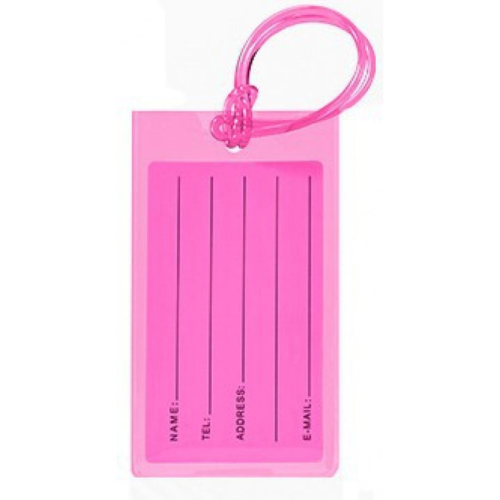 Silicone Luggage ID Tag with Writable Info Panel and Flexible Loop Strap Bowlift