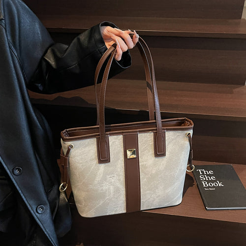 Fashionable Structured Tote Bag Bowlift