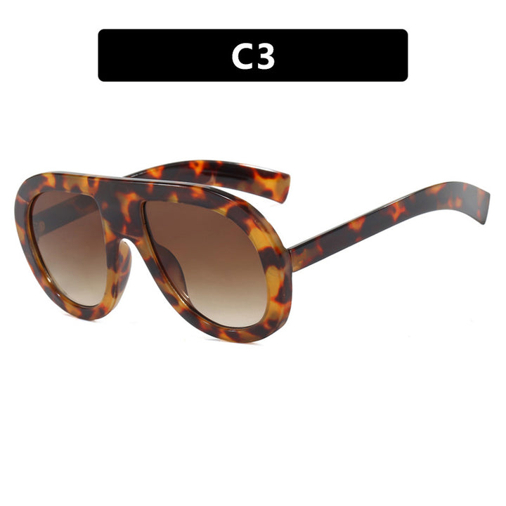 Ladies oversized sunglasses in futuristic design Bowlift