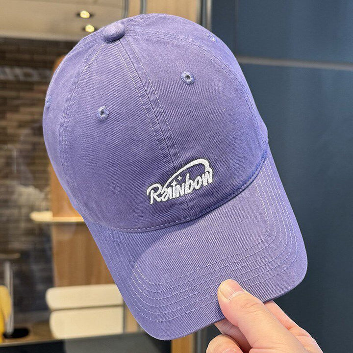Unisex Embroidered Cotton Baseball Cap Bowlift