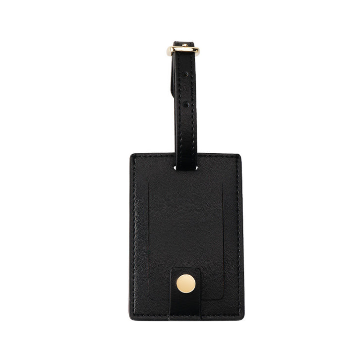 Premium Leather Luggage Tag Bowlift