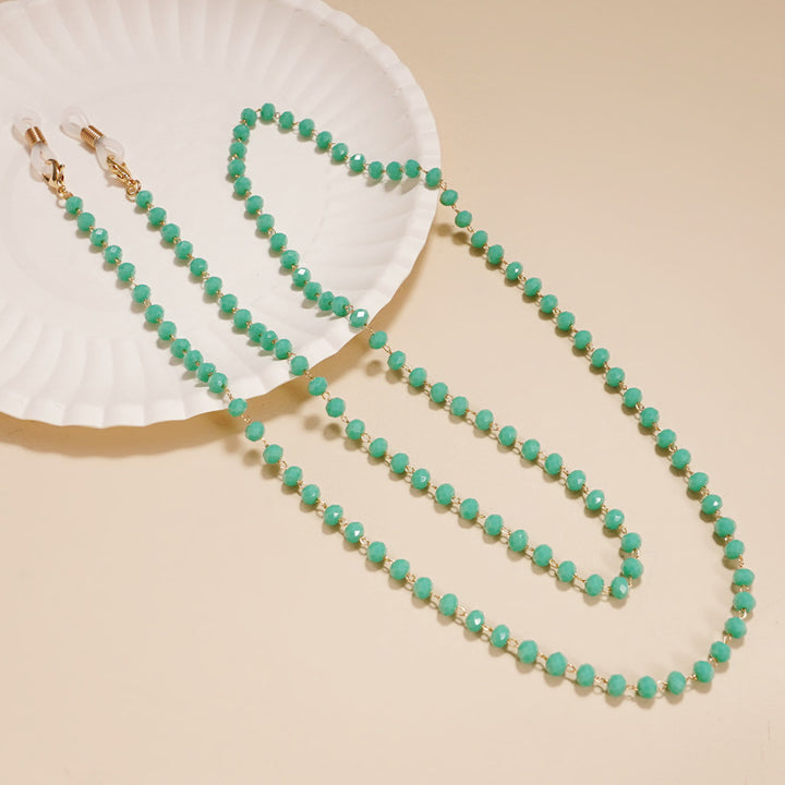 Elegant Beaded Eyewear Necklace Bowlift