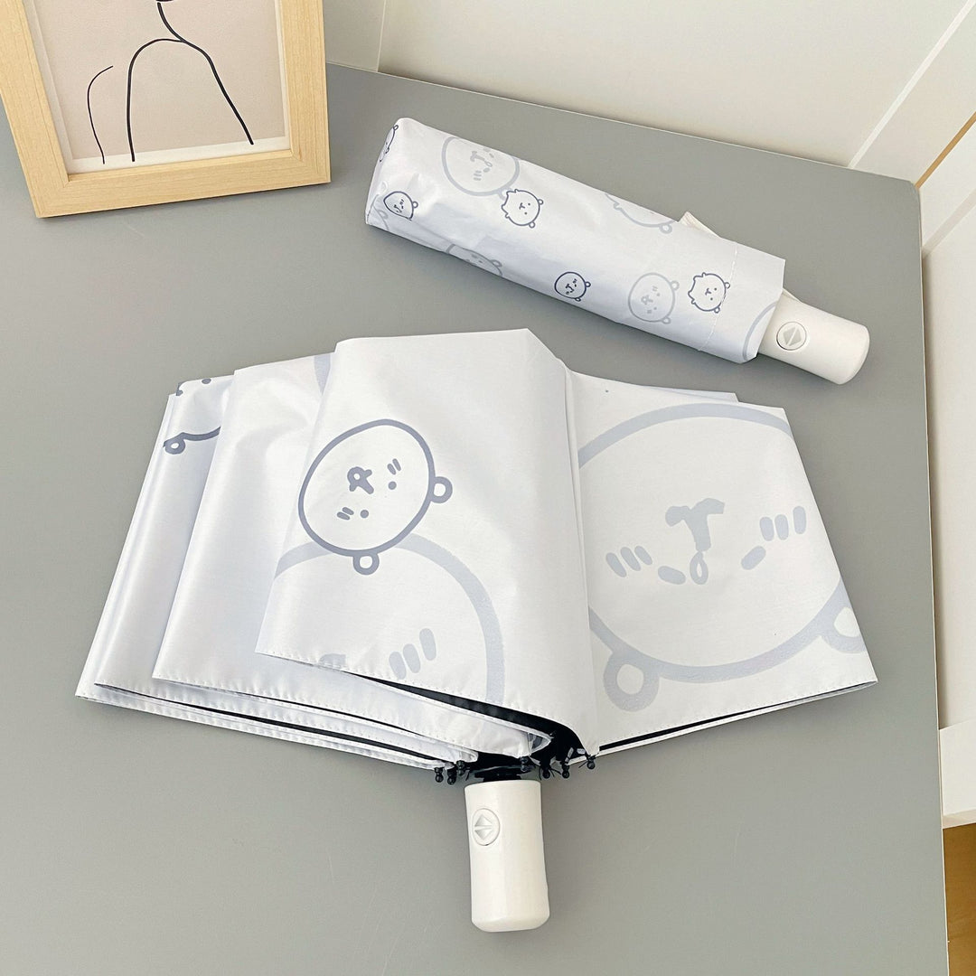 Women's Foldable Umbrella with Cute Animal Design Bowlift