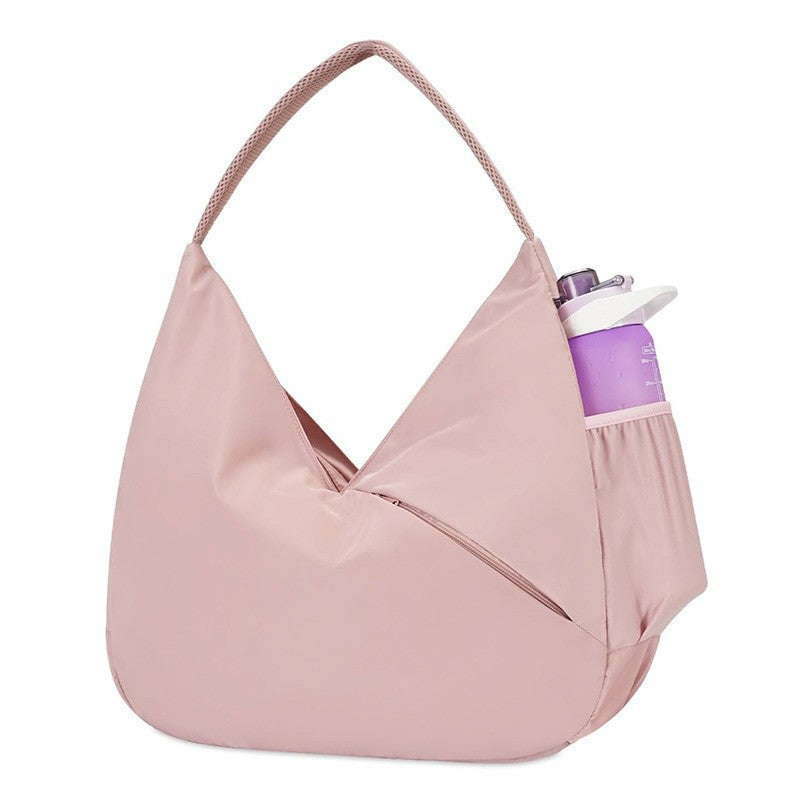 Practical sports bag with side compartment for water bottle Bowlift