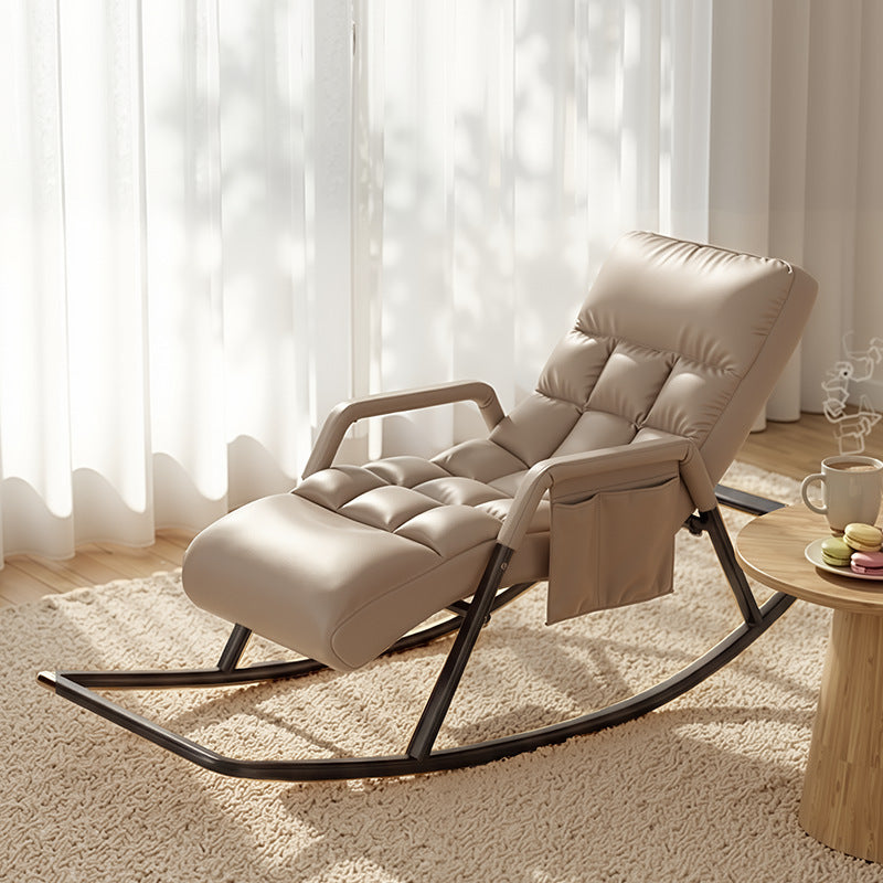 Ladies rocking chair with ergonomic design and luxurious upholstery Bowlift