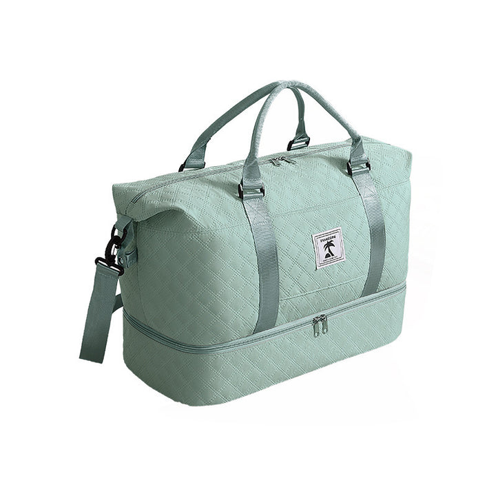 Quilted Travel Duffle Bag Bowlift