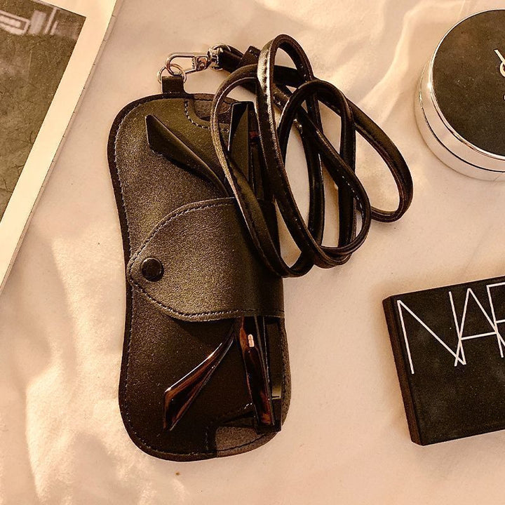 Leather Eyewear Case with Adjustable Strap Bowlift