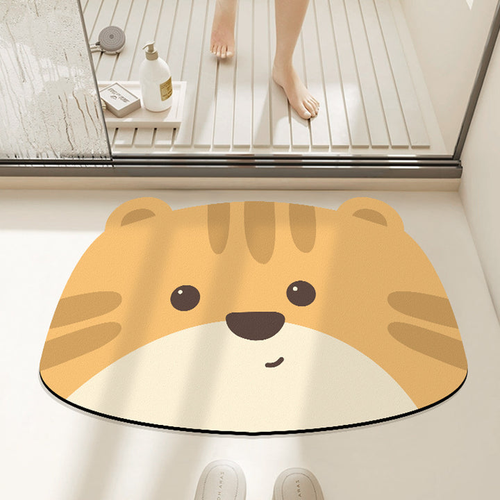 Cute Cat-Themed Anti-Slip Bath Mat