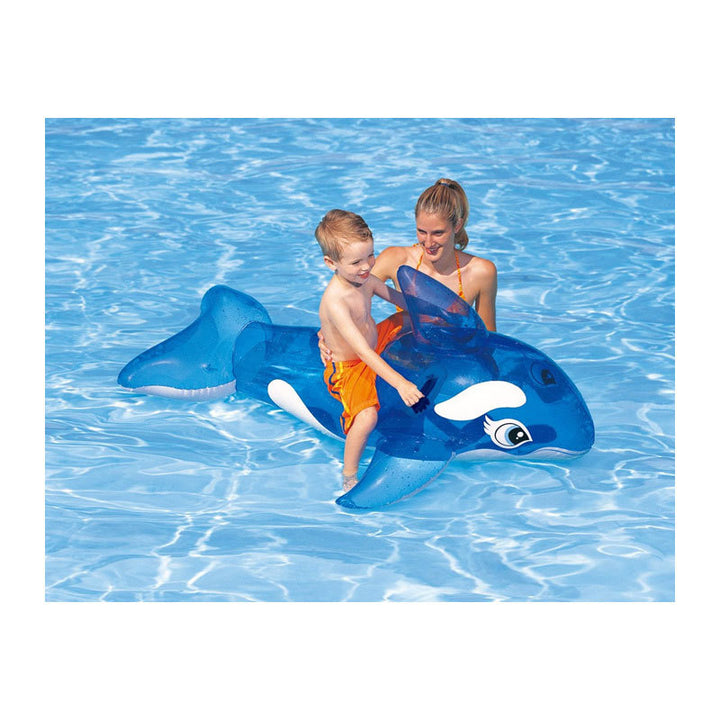 Women Inflatable Dolphin Play Island Bowlift