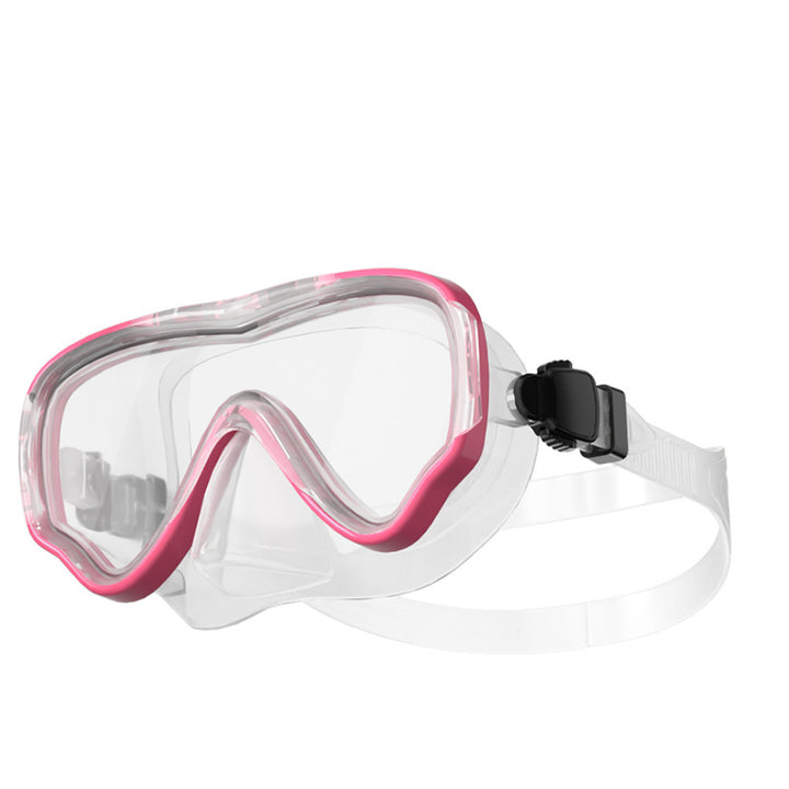 Diving mask with comfortable silicone cover Bowlift
