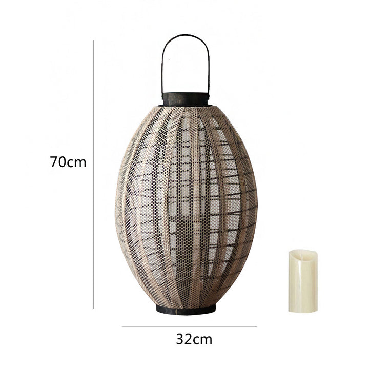 Elegant lantern with metal grid Bowlift