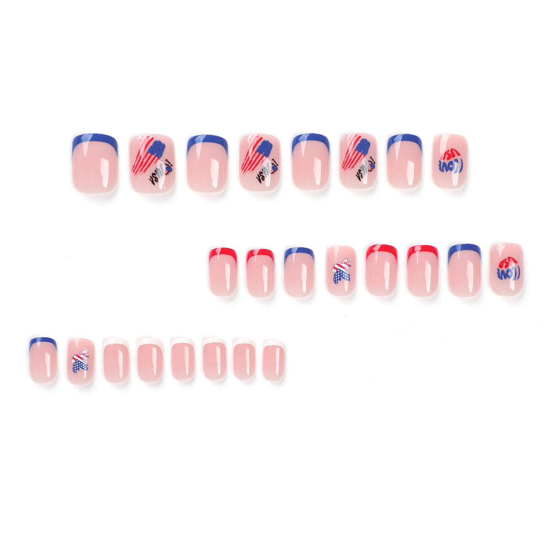Artistic Nail Art with Patriotic Designs Bowlift