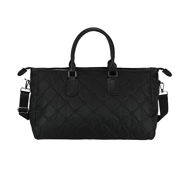 Elegant Quilted Travel Tote Bag Bowlift