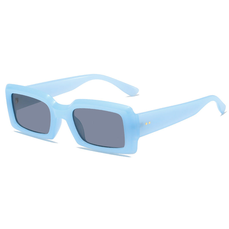 Ladies stylish square sunglasses with mirrored lenses Bowlift