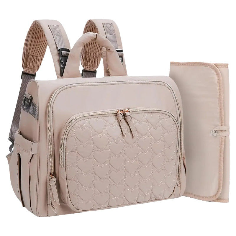 Multi-Functional Diaper Backpack with Changing Mat Bowlift