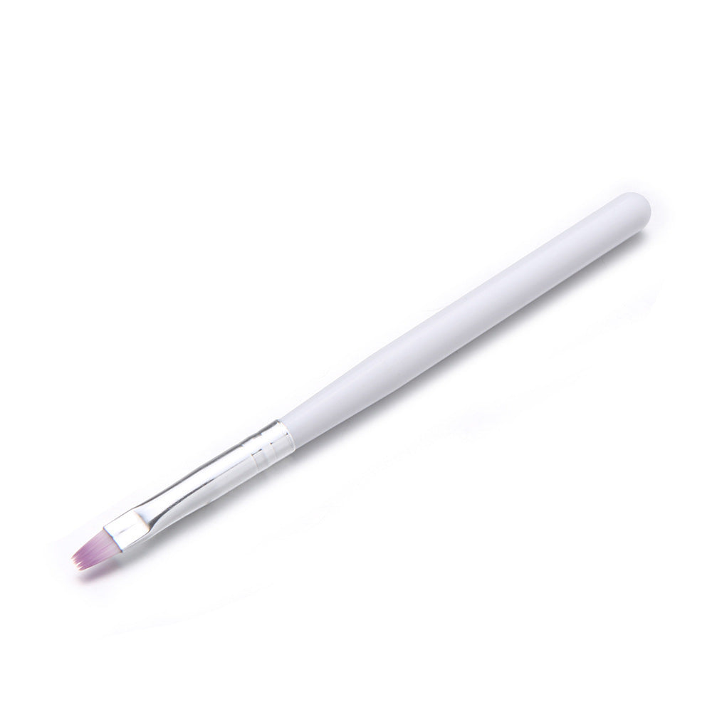 Precision Nail Art Flat Brush Bowlift