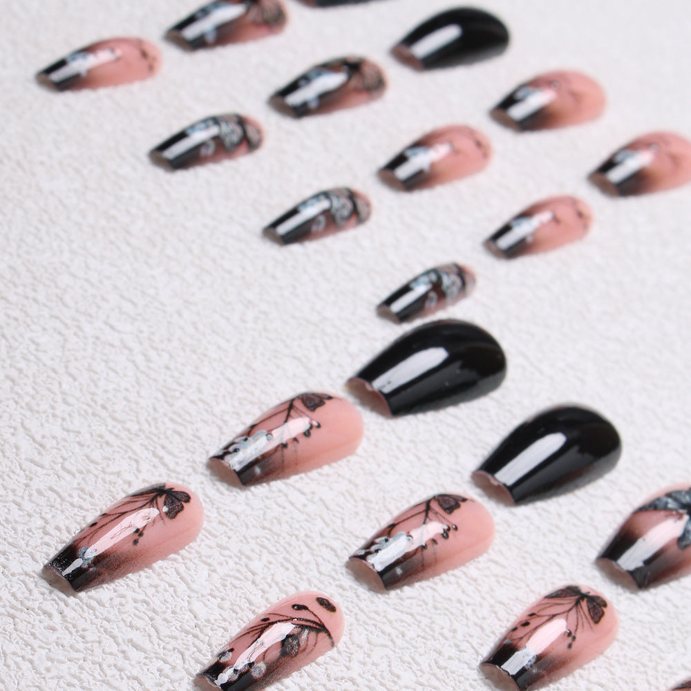 Artistic Butterfly Press-On Nails Bowlift