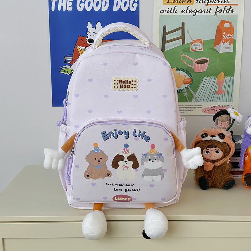 Plush Penguin-Themed Backpack