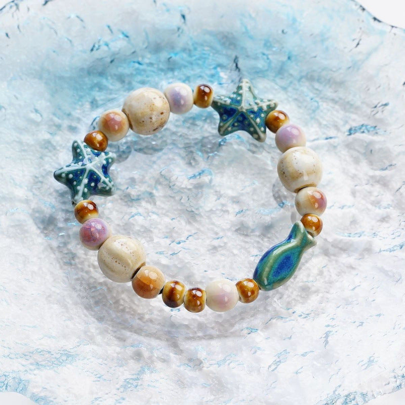 Heart-Shaped Beaded Bracelet Bowlift