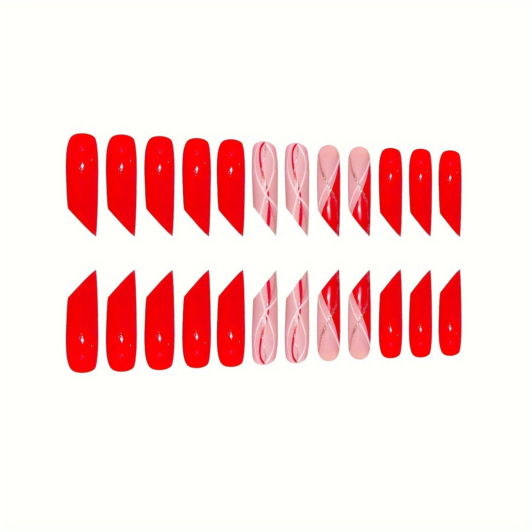Elegant Stiletto Nail Art Enhancements Bowlift