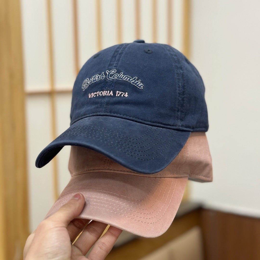 Men's Vintage-Inspired Distressed Baseball Cap Bowlift
