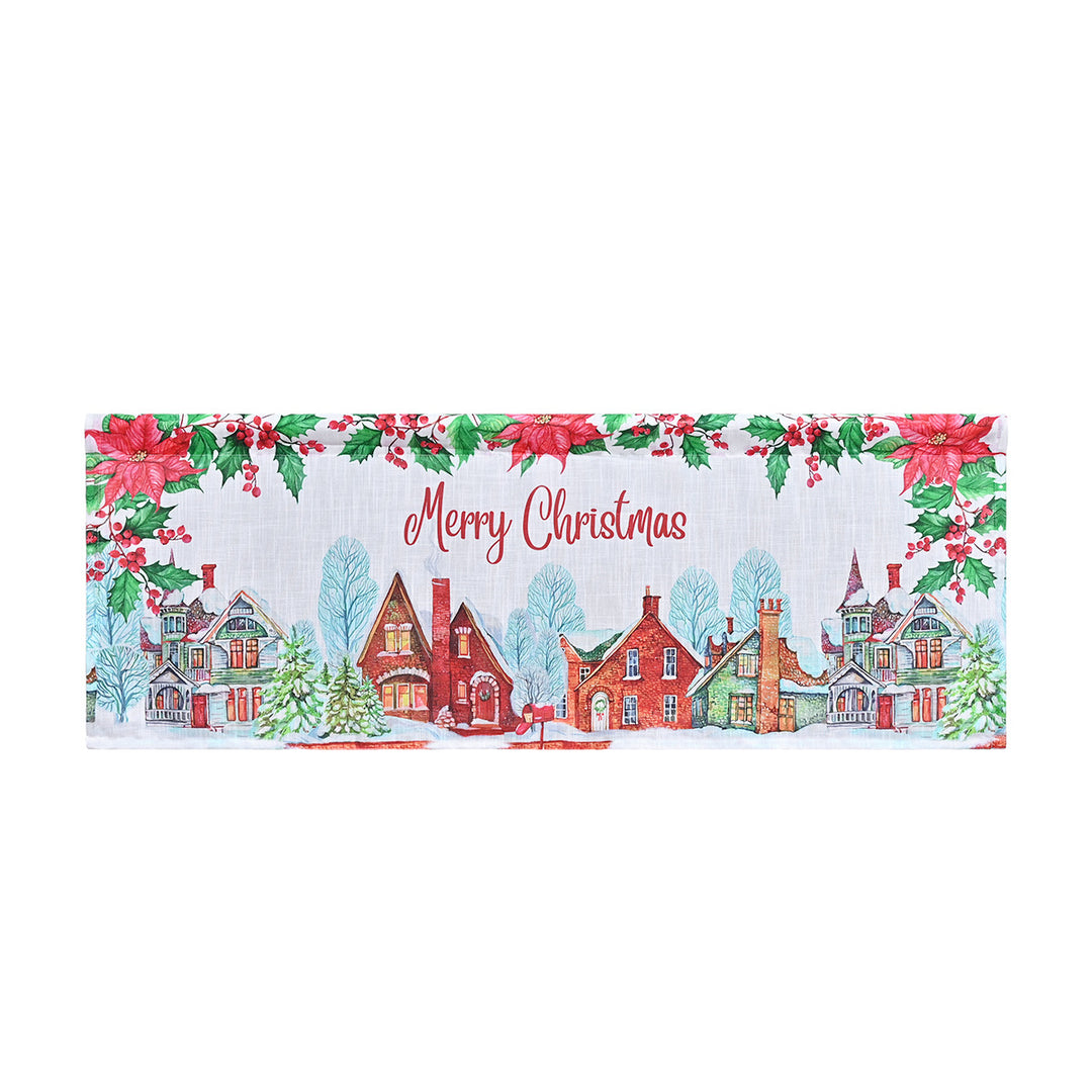 Festive Holiday Window Valance