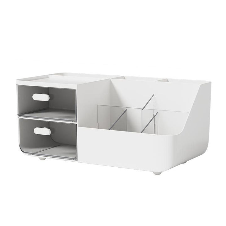Multi-Functional Desk Organizer with Drawers and Compartments Bowlift