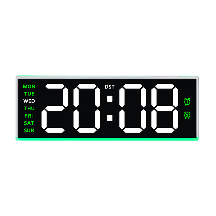 Digital Alarm Clock with Multifunctional Display Bowlift