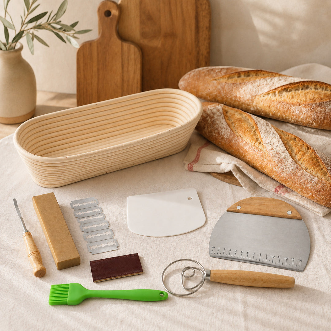 Artisan Bread Proofing Basket Set Bowlift