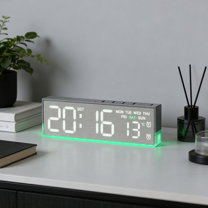 Multifunctional Digital Watch with Temperature Sensor Bowlift