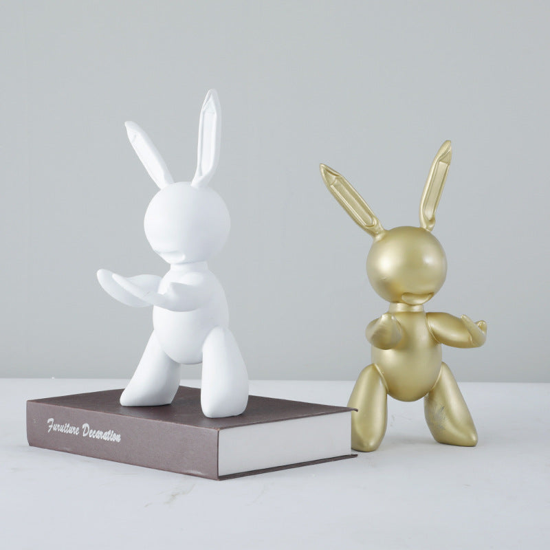 Whimsical Bunny Figurine