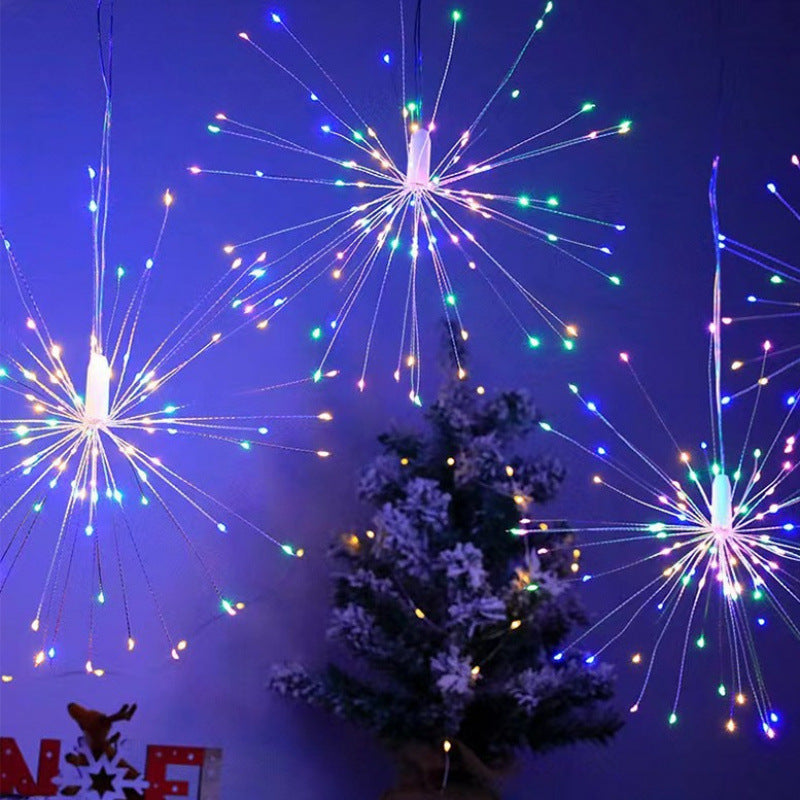 Hanging LED Starburst Fiber Optic Pendant Lights Bowlift