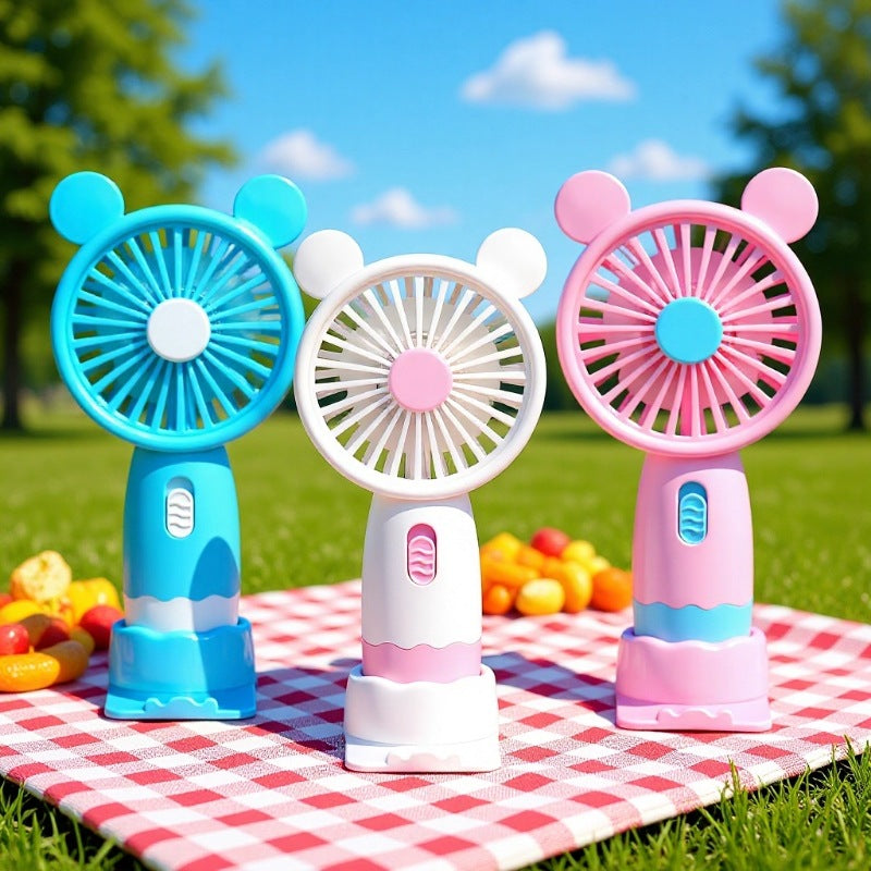 Unisex Portable Mini Hand Fan in Creative Animal Design Bowlift